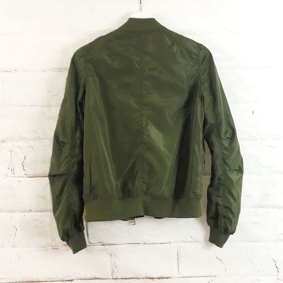 Olive Bomber Jacket - Picture 5 of 5